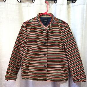 Talbots Multicolor Striped Women's Jacket